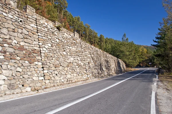 Mountain road curve — Stock Photo, Image
