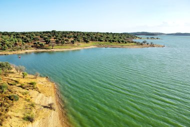 Alqueva lake, Guadiana river, Portugal. clipart