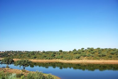 Vigia barrage, alentejo region, Portugal clipart