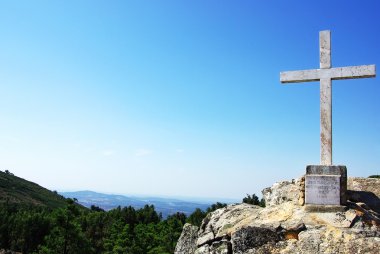 Mermer çapraz penha Kilisesi,: portalegre, portugal.