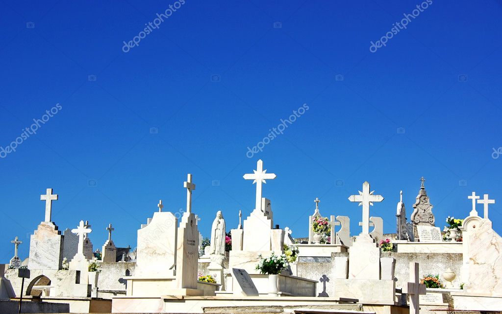 Catholic cemetary in Portugal.