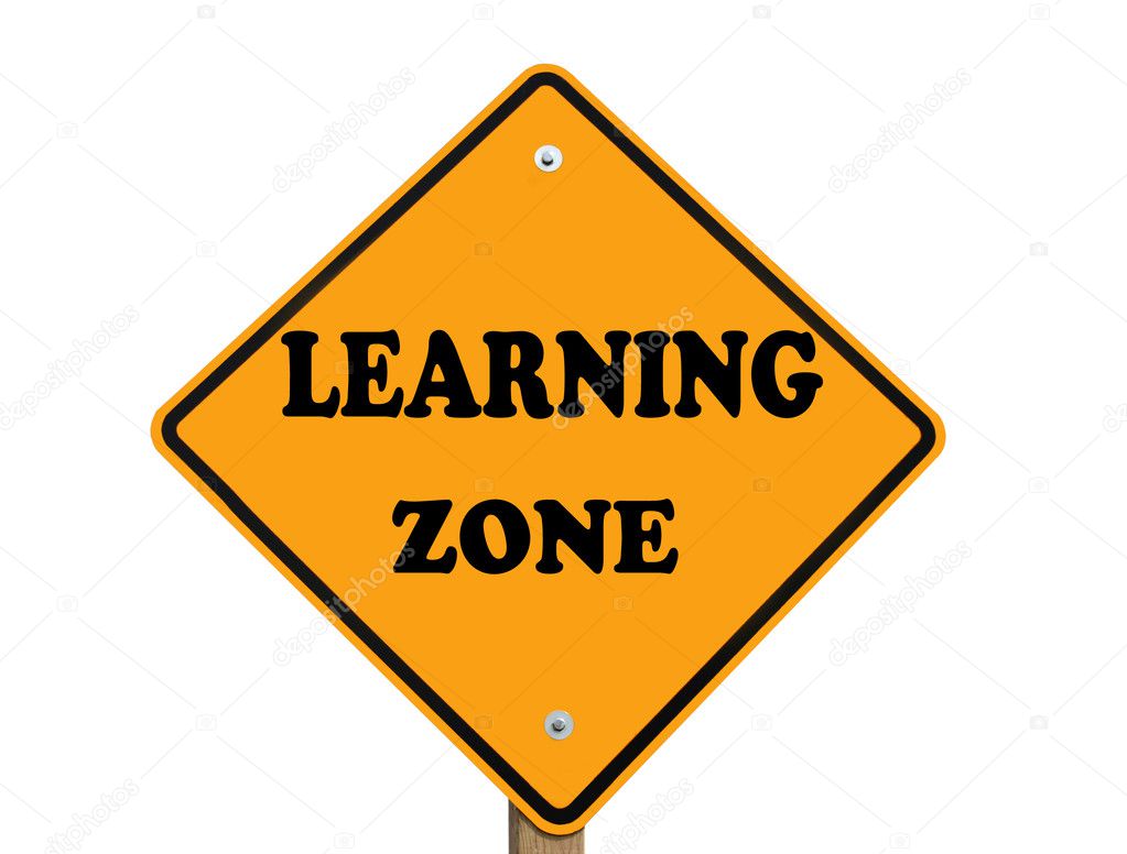 Learning zone sign Stock Photo by ©dcwcreations 6899433