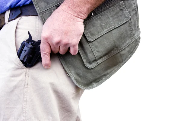 Concealed weapon — Stock Photo, Image
