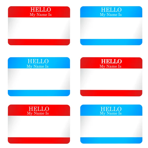 stock image Name tags illustration