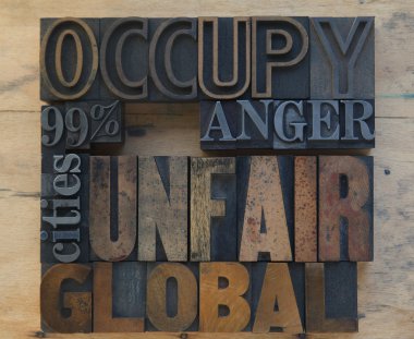 Occupy 99% clipart