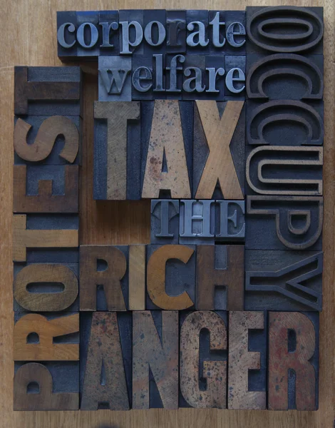 Tax the rich — Stock Photo, Image