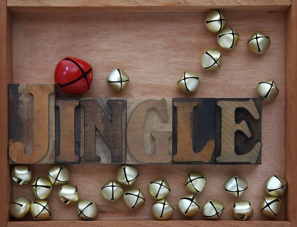 stock image Bells with the word jingle