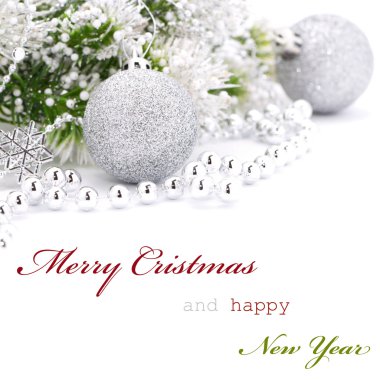 Christmas greeting card clipart