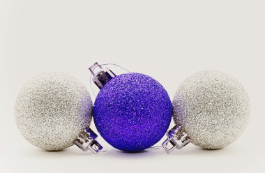 Noel baubles ışıltı