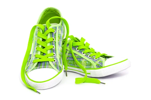 Zapatillas verdes —  Fotos de Stock