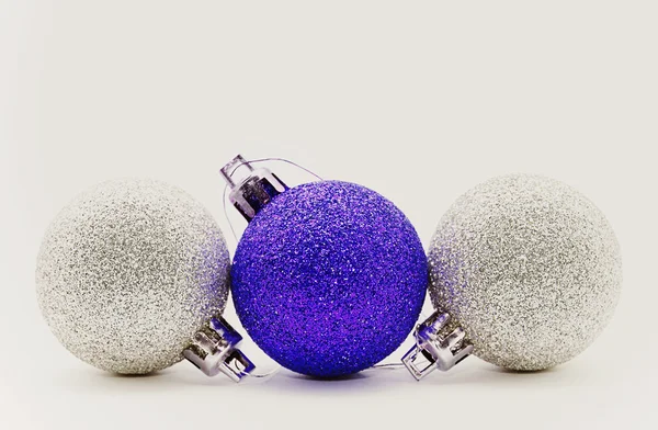 Sparkle kerstballen — Stockfoto
