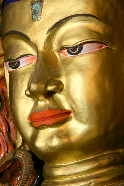 Χρυσό το πρόσωπο του Βούδα — Φωτογραφία Αρχείου