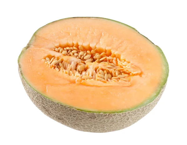 stock image Cantaloupe Melon On White