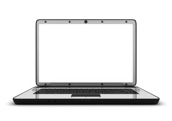 Laptop wiew frente — Fotografia de Stock