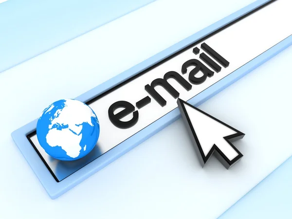 Řádek adresy, e-mail — Stock fotografie