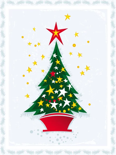 Árvore Natal Ilustração De Bancos De Imagens