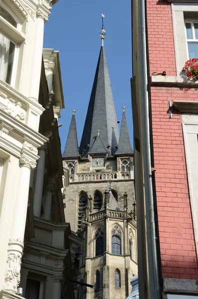 Gade i Aachen (Tyskland ) - Stock-foto