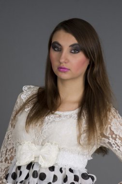 Bir kızın portresi.