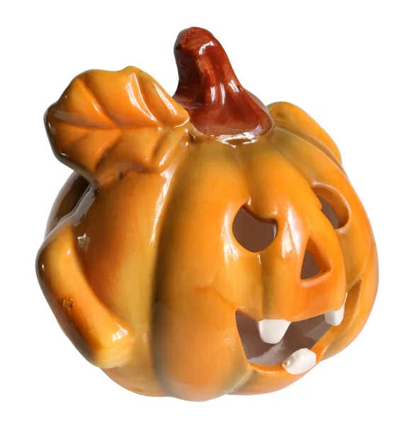 Candlestick a pumpkin. — Stock Photo, Image