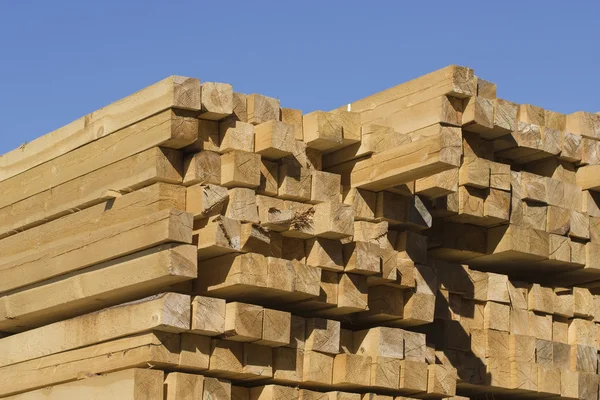 Montón de tablas de madera . — Foto de Stock
