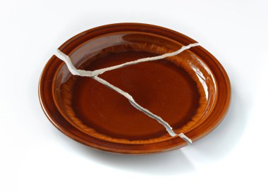 The broken plate.