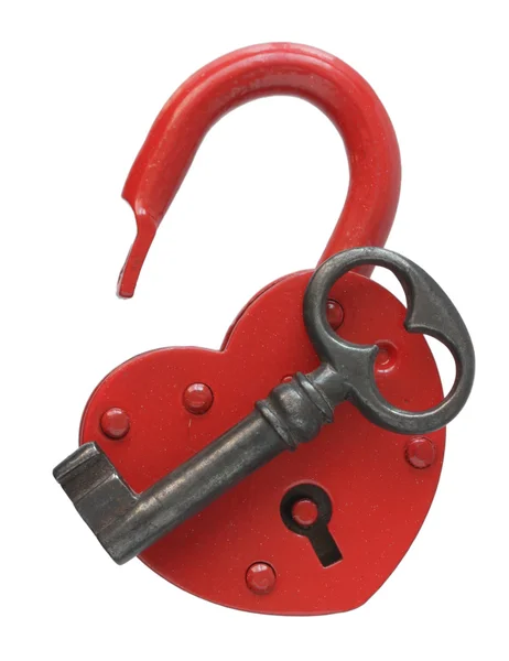 Padlock and key. — Stock Photo, Image