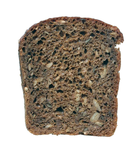 stock image Piece of black bread.