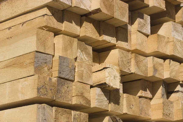 stock image Stack of wooden boards.