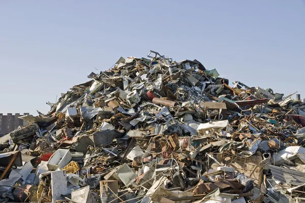 Kovového odpadu. — Stock fotografie