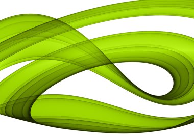 Green abstract formation clipart