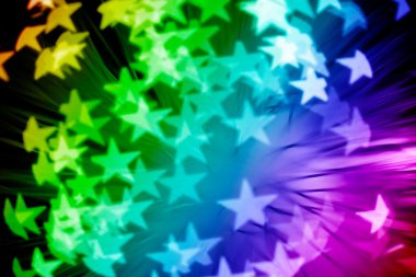 Colorful stars clipart