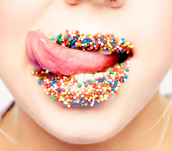 Lábios doces — Fotografia de Stock
