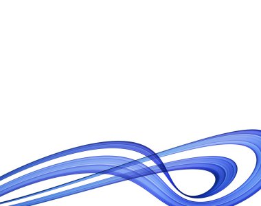 Blue curves clipart