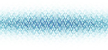Chaotic waveforms clipart