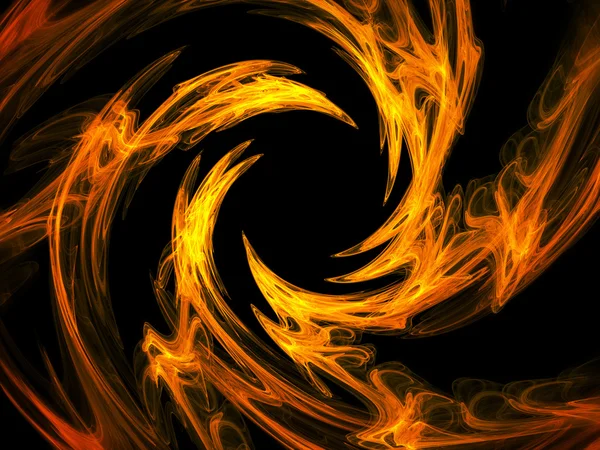 Fire swirl火の渦巻 — ストック写真
