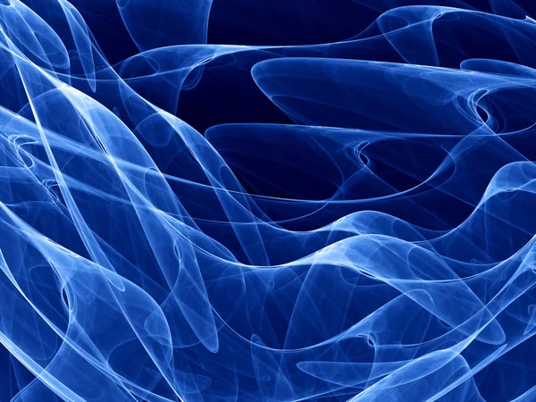 Curvas azuis profundas — Fotografia de Stock