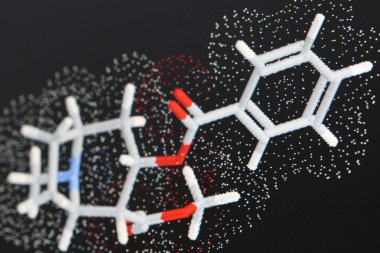 Cocaine molecule 1