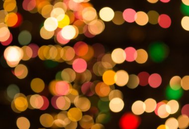 Christmas bokeh clipart