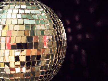 Shiny disco ball, detailed clipart