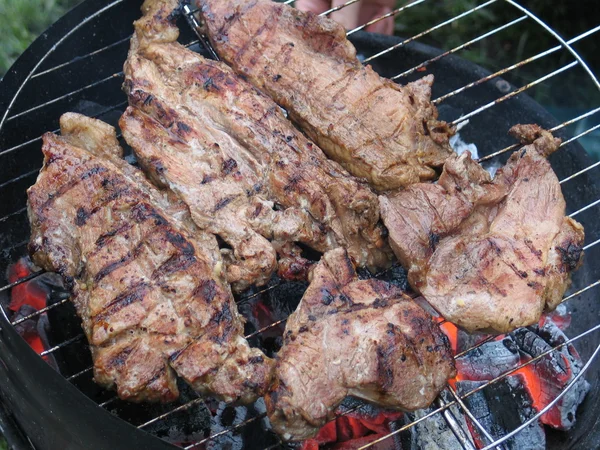 BBQ kött — Stockfoto