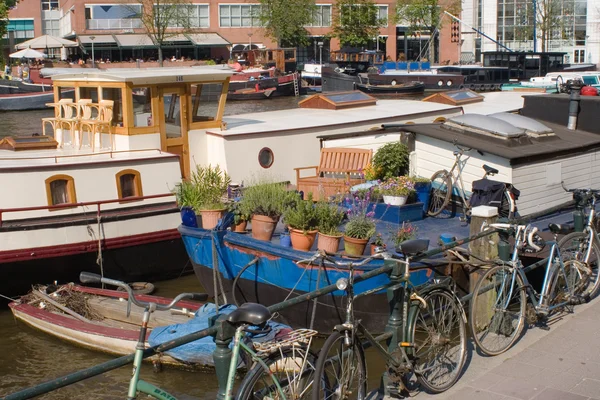 Вид Амстердама — стоковое фото