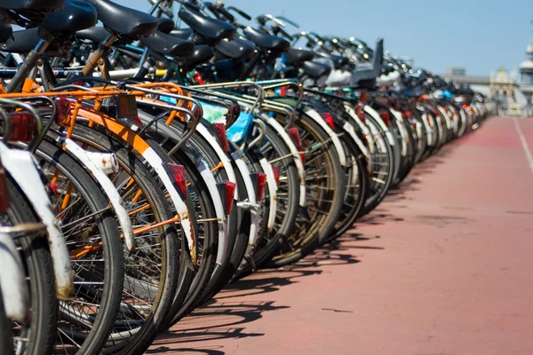 Biciclette parcheggiate — Foto Stock