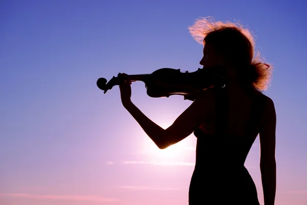 Solo at sunset — Stock Photo, Image