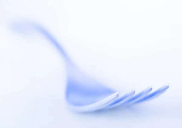 Blue fork — Stock Photo, Image
