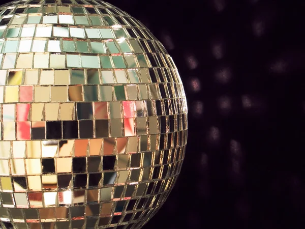 Bola de discoteca brilhante, detalhada — Fotografia de Stock