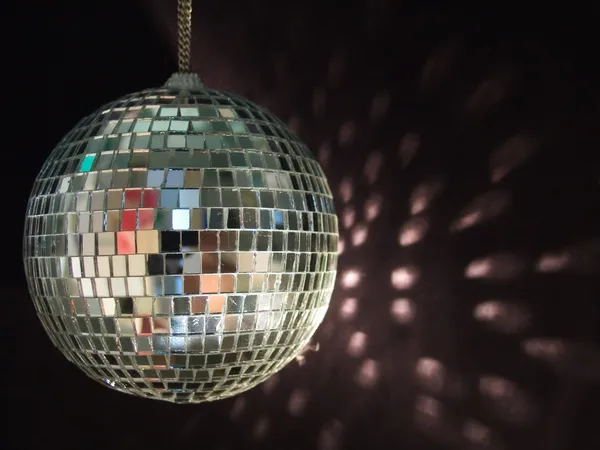 Lesklé disco koule odrazy — Stock fotografie