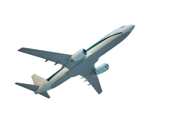 Flugzeugmodell isoliert — Stockfoto