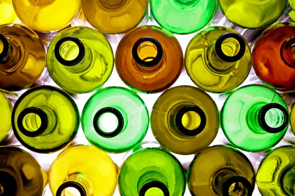 stock image Backlited bottles