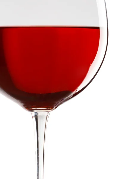 Kieliszek czerwonego wina, szczelnie-do góry — Zdjęcie stockowe