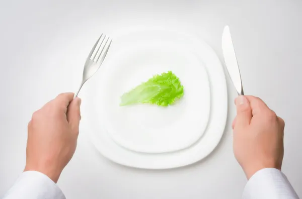 Eat less! — Stock Photo, Image